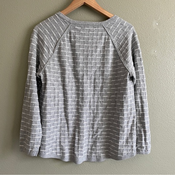 Karen Scott Women’s Gray Striped Sweater- Large - Picture 4 of 9